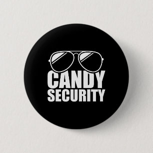 Badge Rond 5 Cm Candy Sécurité Amusante Costume d'Halloween facile