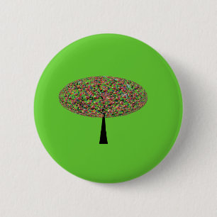 Badge Rond 5 Cm Candy Tree