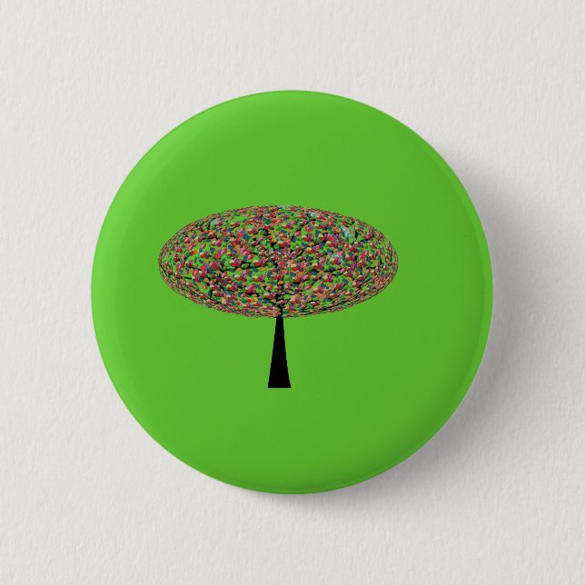 Badge Rond 5 Cm Candy Tree (Devant)