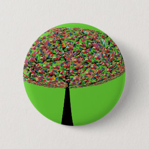 Badge Rond 5 Cm Candy Tree