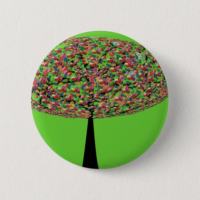 Badge Rond 5 Cm Candy Tree (Devant)