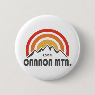 Badge Rond 5 Cm Cannon Mountain New Hampshire