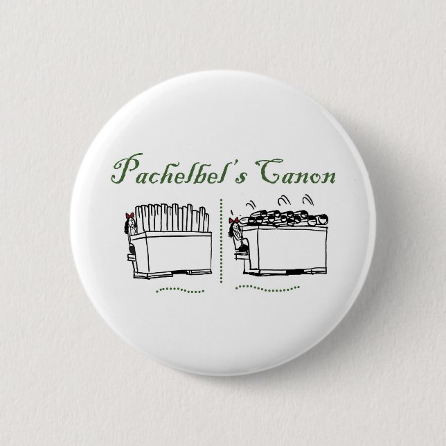 Badge Rond 5 Cm Canon de Pachelbel (Devant)