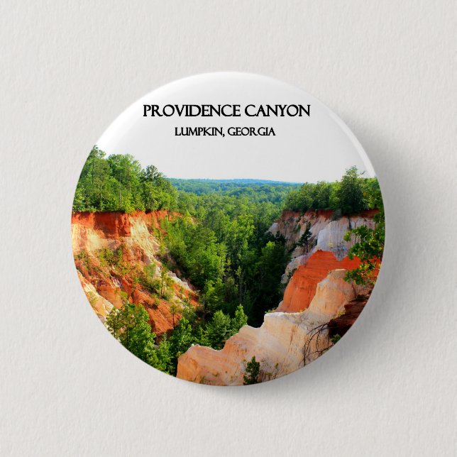 Badge Rond 5 Cm CANYON de PROVIDENCE - Lumpkin, la Géorgie (Devant)