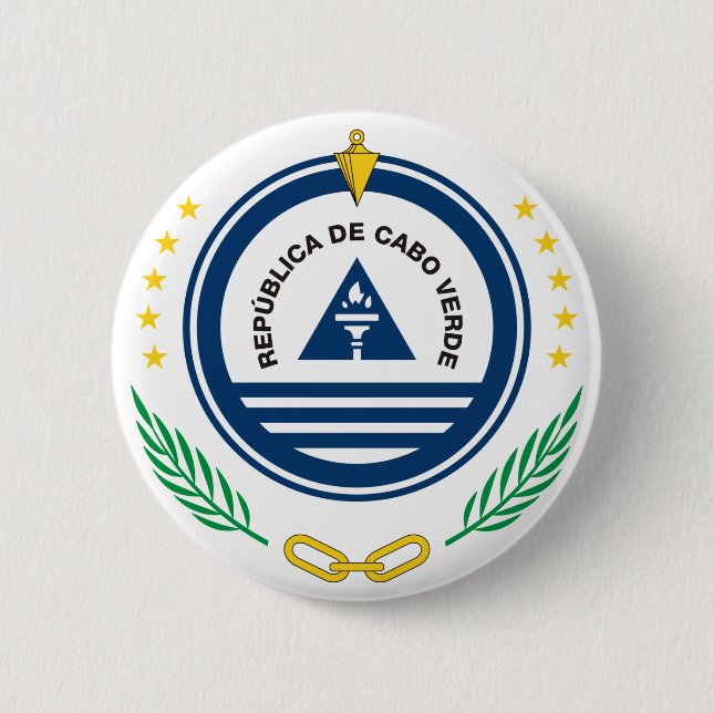 Badge Rond 5 Cm cape verde emblème (Devant)