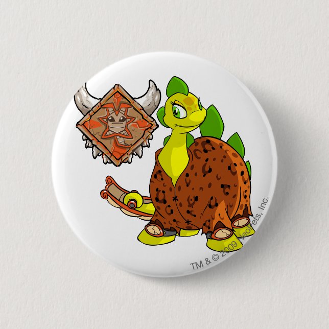 Badge Rond 5 Cm Capitaine 1 d'équipe de Tyrannia (Devant)