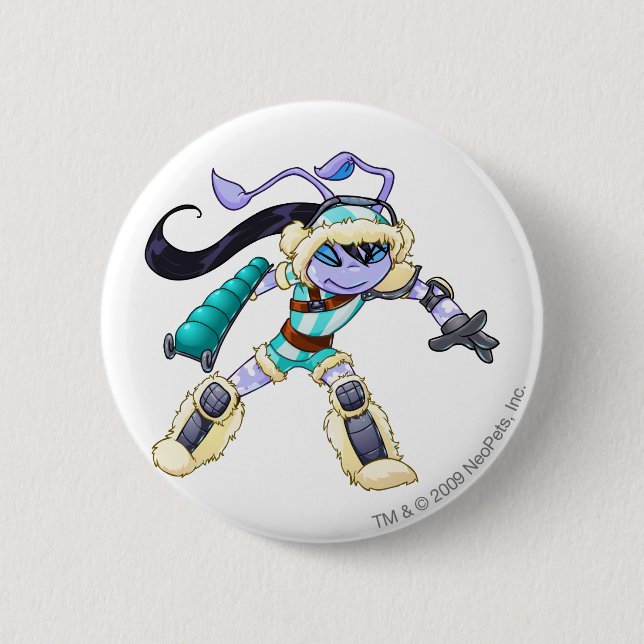 Badge Rond 5 Cm Capitaine 2 d'équipe de Mountatin de terreur (Devant)