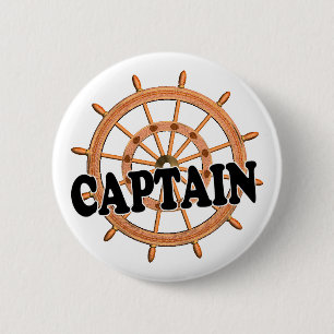 Badge Rond 5 Cm Capitaine de défibreurs