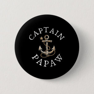 Badge Rond 5 Cm Capitaine Papaw Bateau Voile Bateau Ancre Vintage