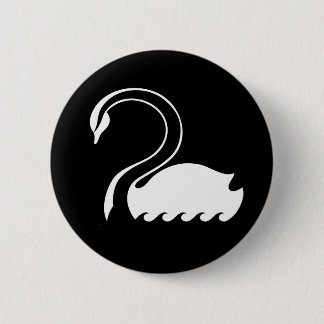 Badge Rond 5 Cm Capitaine Swan Flag Button