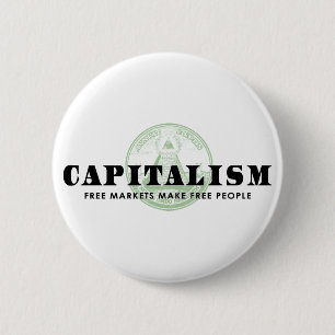 Badge Rond 5 Cm Capitalisme