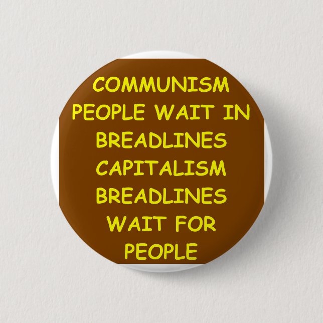 Badge Rond 5 Cm capitalisme (Devant)