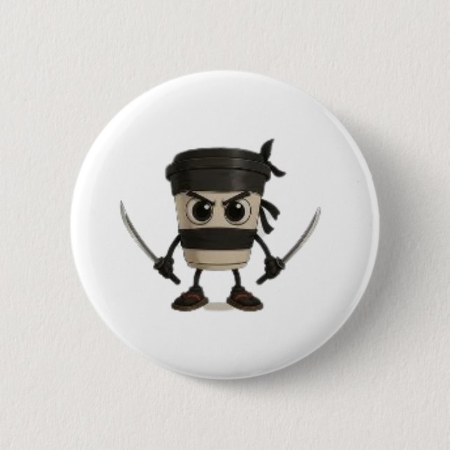 Badge Rond 5 Cm Cappuccino Assassino (Devant)