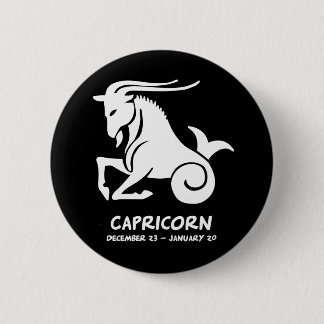 Badge Rond 5 Cm Capricorne