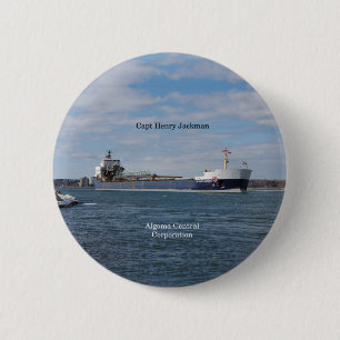 Badge Rond 5 Cm Capt Henry Jackman bouton