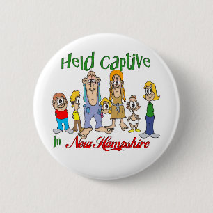 Badge Rond 5 Cm Captif tenu au New Hampshire