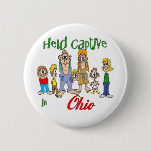 Badge Rond 5 Cm Captif tenu en Ohio