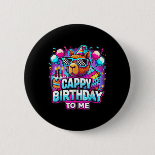 Badge Rond 5 Cm Capy Anniversaire Funny Cappy Anniversaire Pour Mo