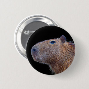 Badge Rond 5 Cm Capybara