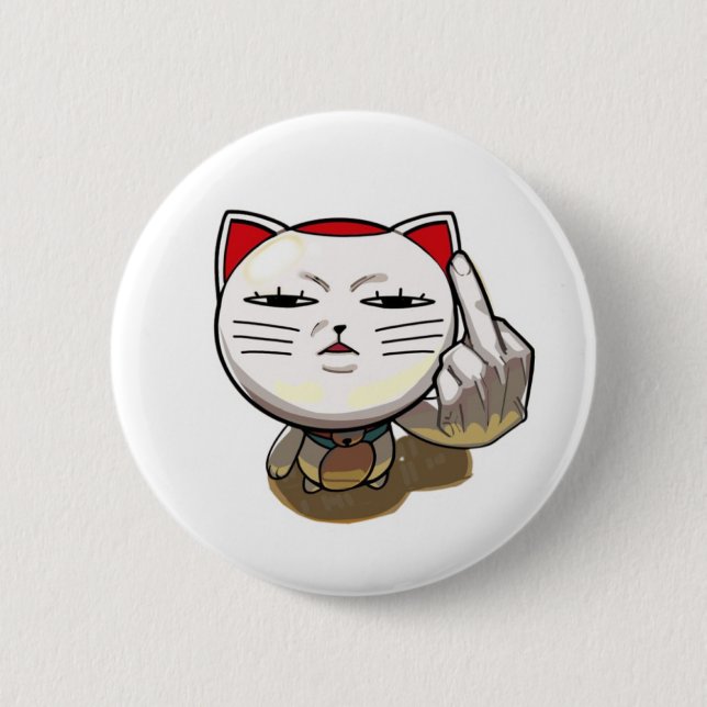 Badge Rond 5 Cm Caractère Anime Dessin Drôle (Devant)