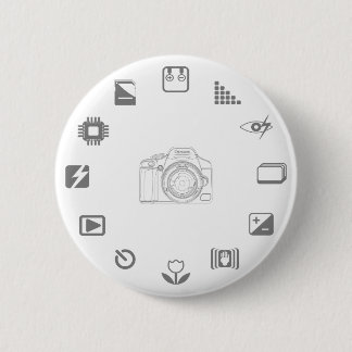 Badge Rond 5 Cm Caractéristique de DSLR