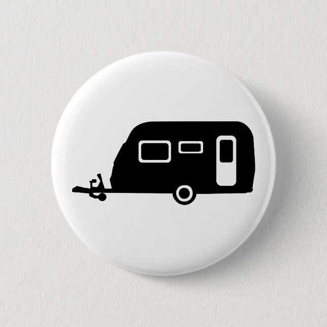 Badge Rond 5 Cm Caravane (Devant)