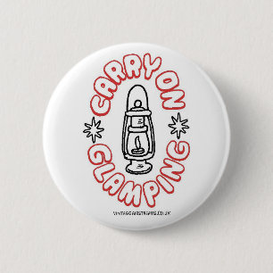 Badge Rond 5 Cm Caravane de courant d'air - Glamping