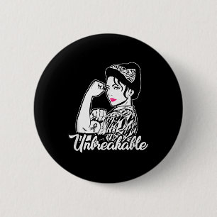 Badge Rond 5 Cm Carcinoïde neuroendocrinienne Cancer Ruban incassa