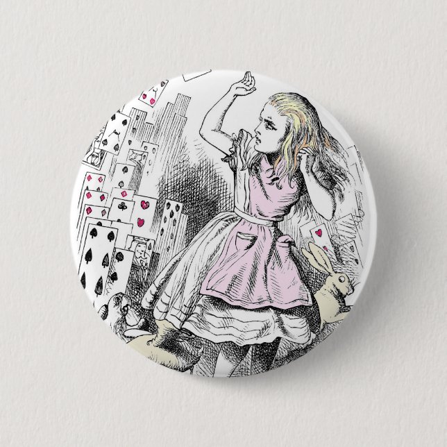 Badge Rond 5 Cm Carde Alice de attaque (Devant)