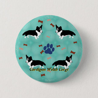 Badge Rond 5 Cm Cardigan Welsh Corgi