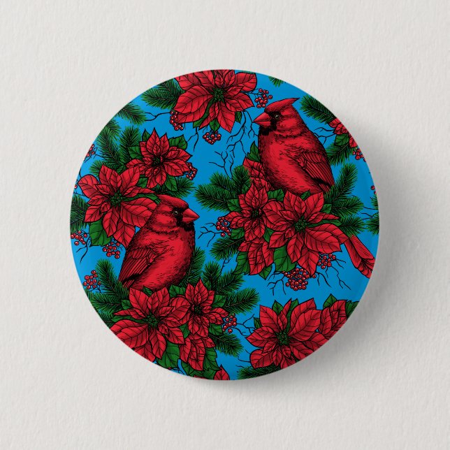 Badge Rond 5 Cm Cardinal (Devant)