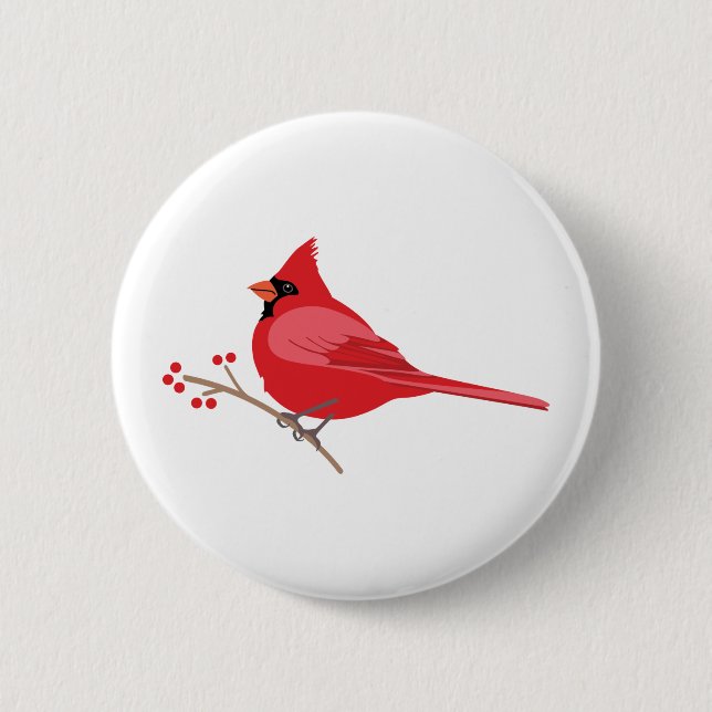 Badge Rond 5 Cm Cardinal du nord (Devant)