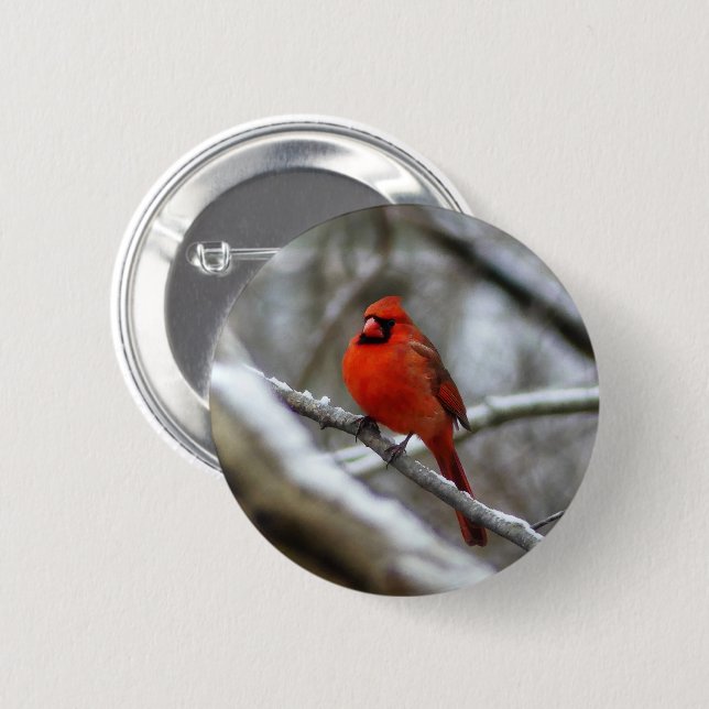 Badge Rond 5 Cm Cardinal masculin (Devant & derrière)