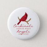 Badge Rond 5 Cm Cardinals Appear<br><div class="desc">Bring these bright red cardinals home to roost and add a touch of color to your indoor wintry decorations with this design on your holiday projects!</div>