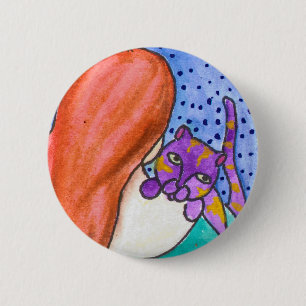 Badge Rond 5 Cm Caresse