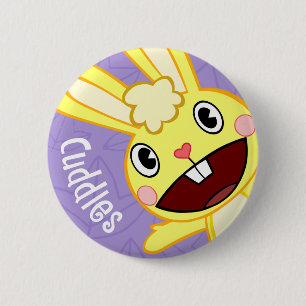 Badge Rond 5 Cm caresse le bouton mignon