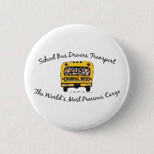 Badge Rond 5 Cm Cargaison précieuse de transport de chauffeurs