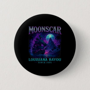 Badge Rond 5 Cm Caricature rétrospective de l'île de la Lune d'Hal