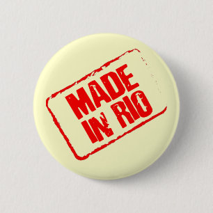 BADGE ROND 5 CM CARIOCA FABRIQUÉ EN BASSIN DE RIO