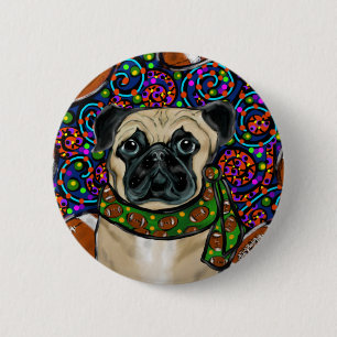 Badge Rond 5 Cm Carlin