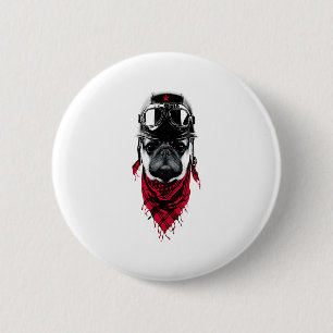 Badge Rond 5 Cm Carlin aventurier