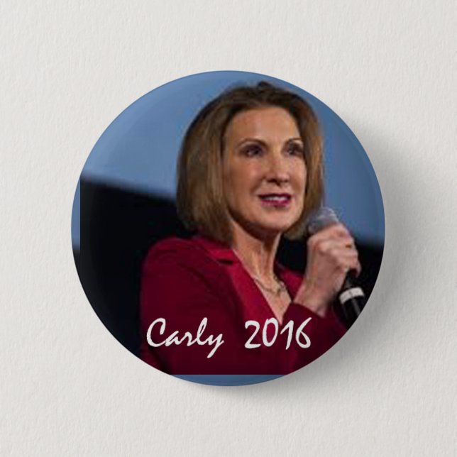 Badge Rond 5 Cm Carly Fiorina pour le président (Devant)