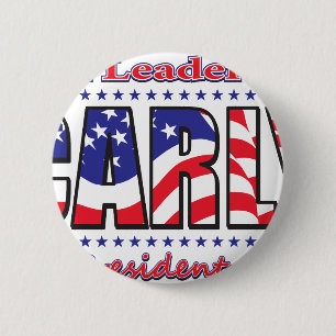 Badge Rond 5 Cm Carly Fiorina, président