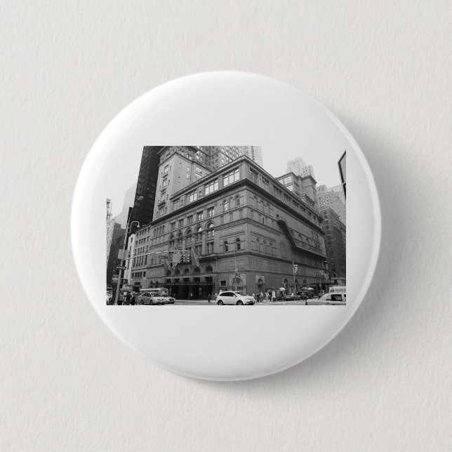 Badge Rond 5 Cm Carnegie Hall (Devant)