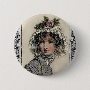 Badge Rond 5 Cm Caroline