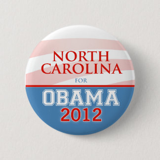 Badge Rond 5 Cm CAROLINE DU NORD pour Obama 2012