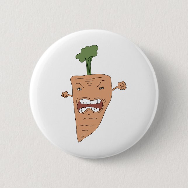 Badge Rond 5 Cm carotte (Devant)