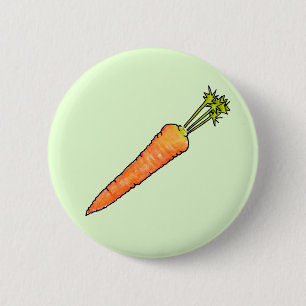 Badge Rond 5 Cm Carotte