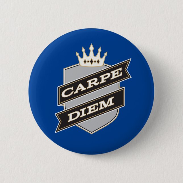 Badge Rond 5 Cm Carpe Diem (Devant)