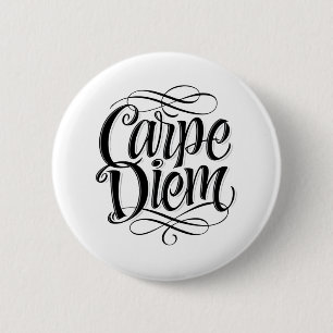 Badge Rond 5 Cm Carpe Diem